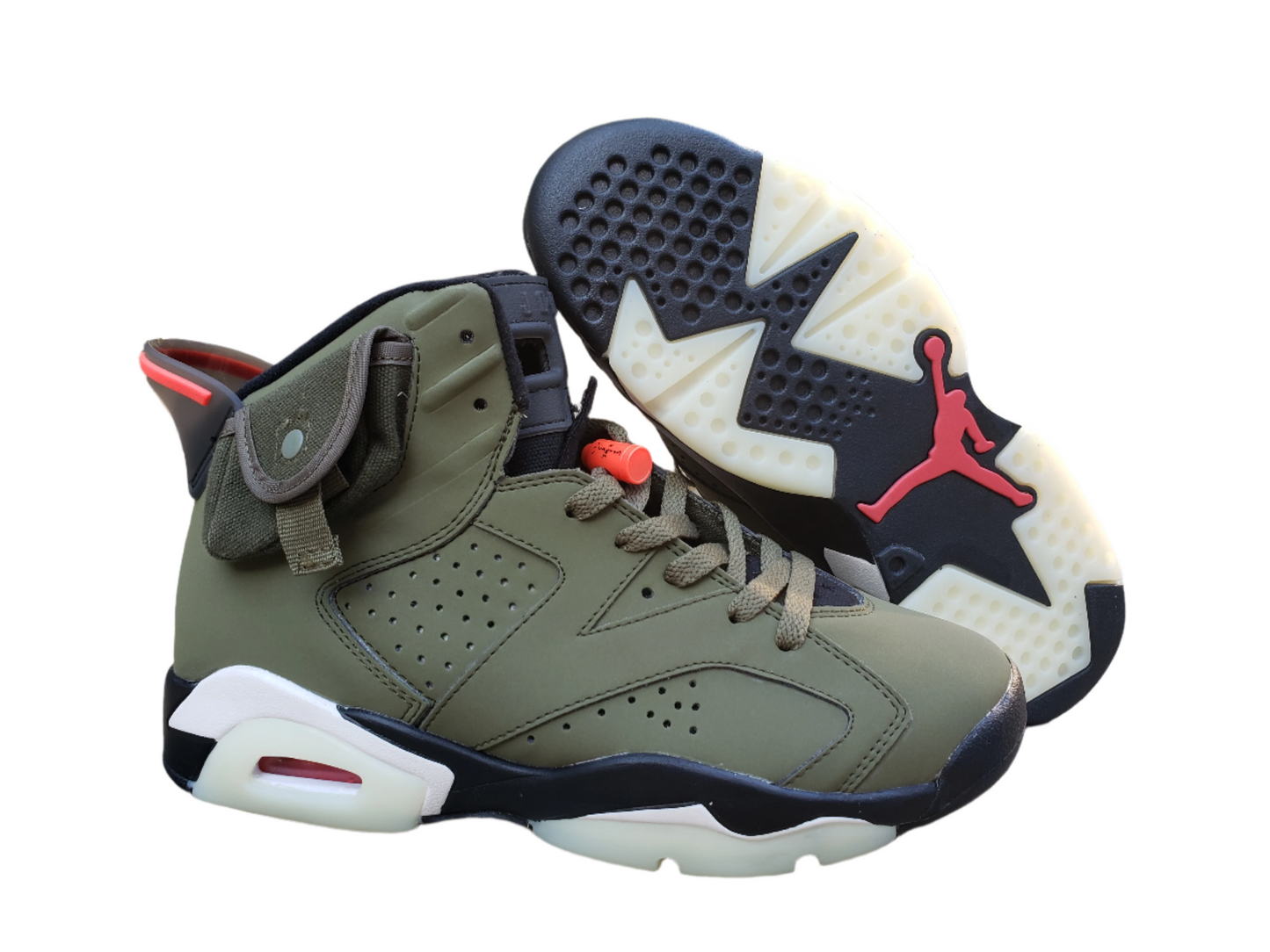 Jordan 6 Retro "Travis Scott - Medium Olive"