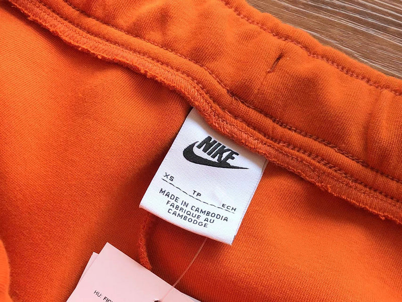 NIKE TECH FLEECE PANTS x CAMPFIRE ORANGE