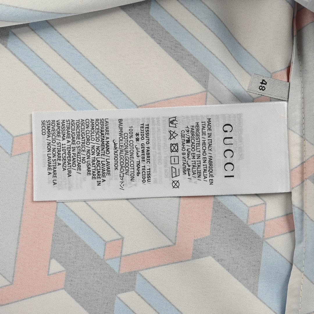 Gucci Geometric Logo Print Shirt