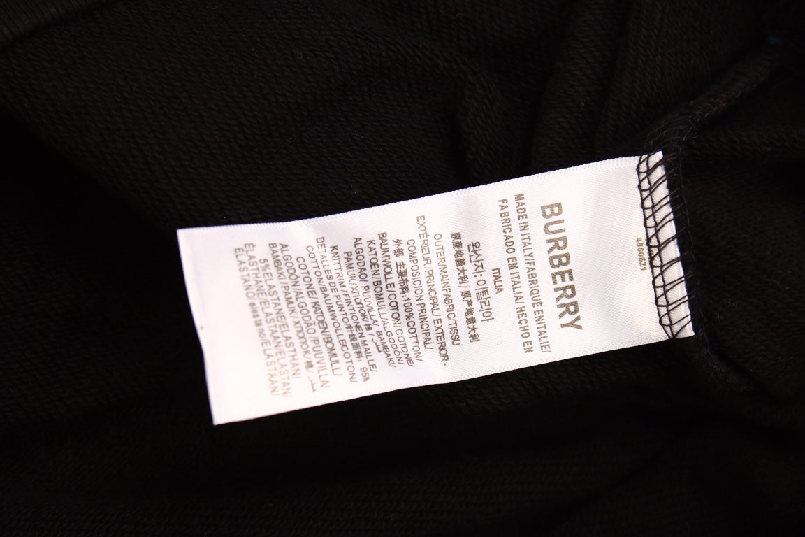 Burberry Black Hoodie with Logo