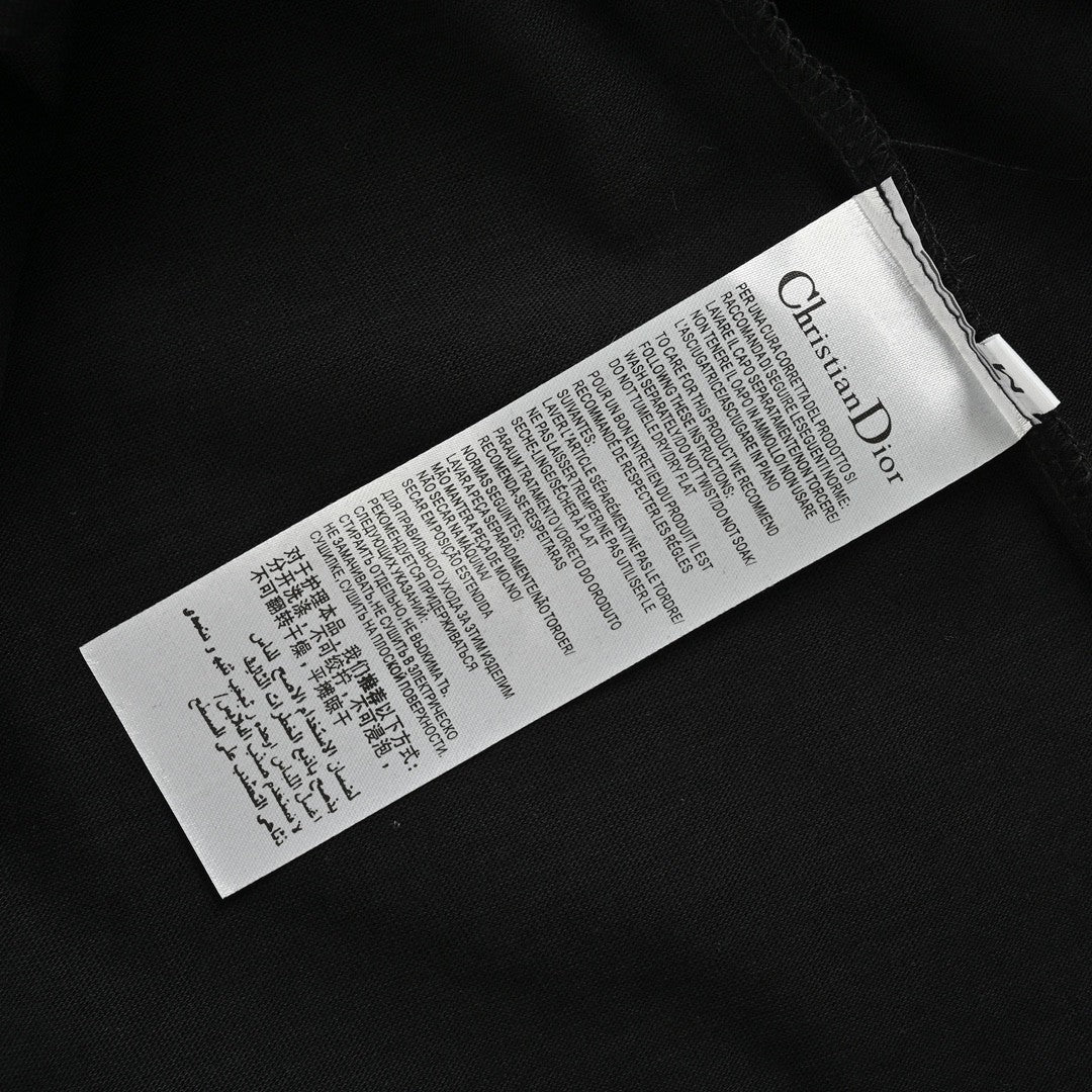 Dior Oversized Logo Black T-Shirt