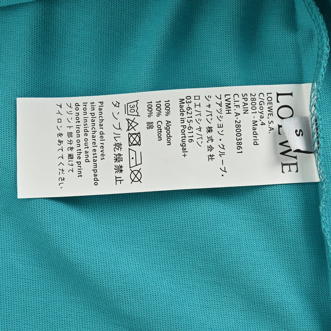 Loewe Turquoise Pocket T-Shirt