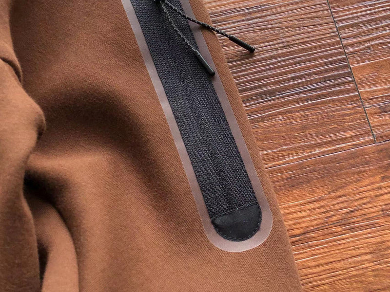 NIKE TECH FLEECE HOODIE x BROWN