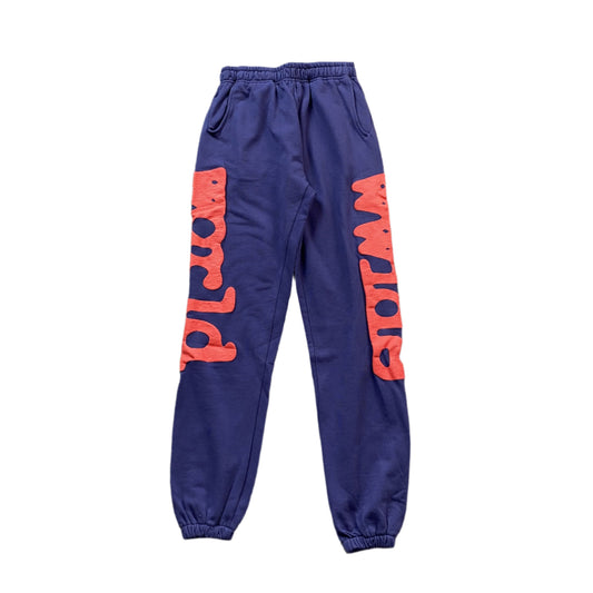 SP5DER BELUGA SWEATPANTS SLATE NAVY