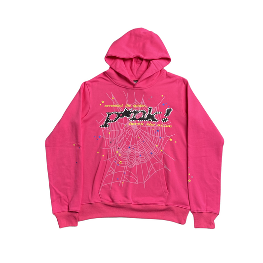 SP5DER P*NK HOODIE PINK