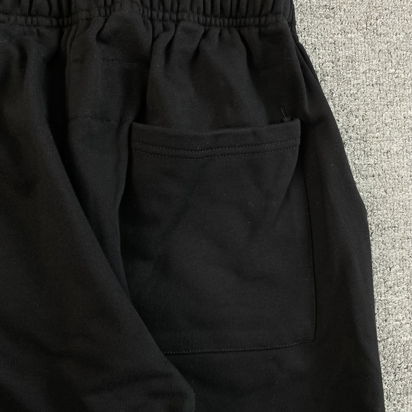 SP5DER ANGEL NUMBER SWEATPANTS BLACK