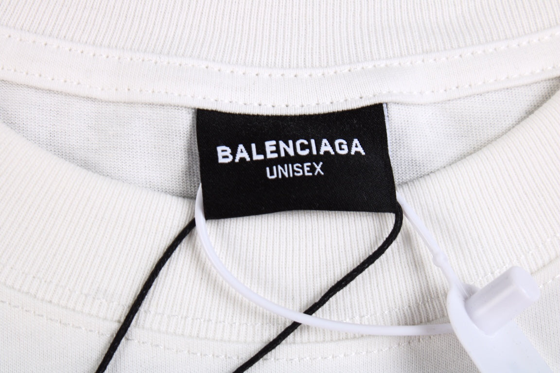 BALENCIAGA TORONTO LOGO T-SHIRT WHITE