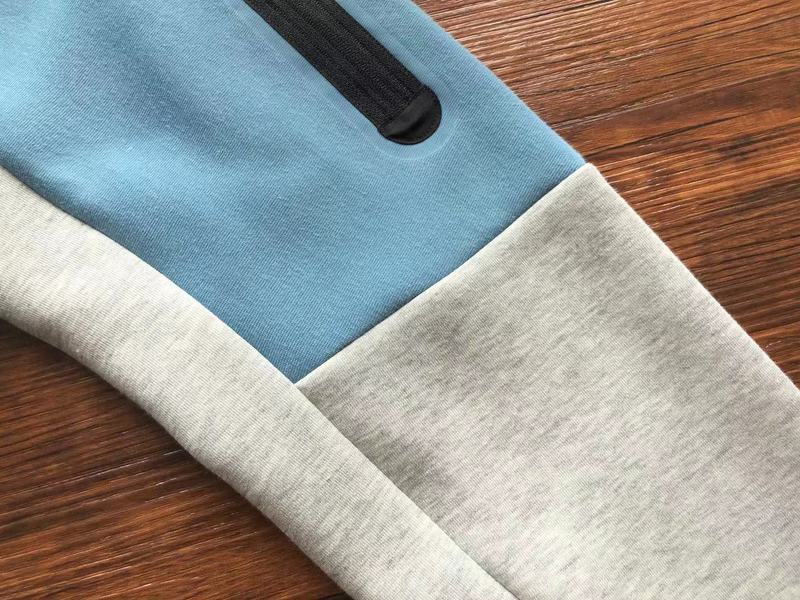 NIKE TECH FLEECE HOODIE x BABY BLUE/GREY/WHITE