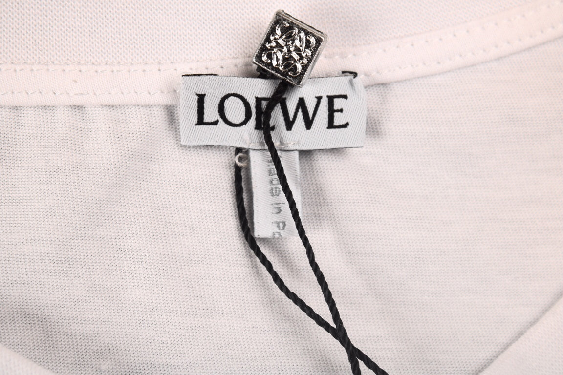 Loewe T-shirt with Colorful Logo