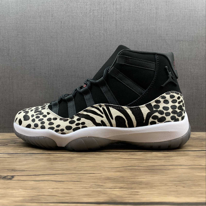 AIR JORDAN 11 RETRO ANIMAL INSTINCT BLACK/RED-SAIL-WHITE