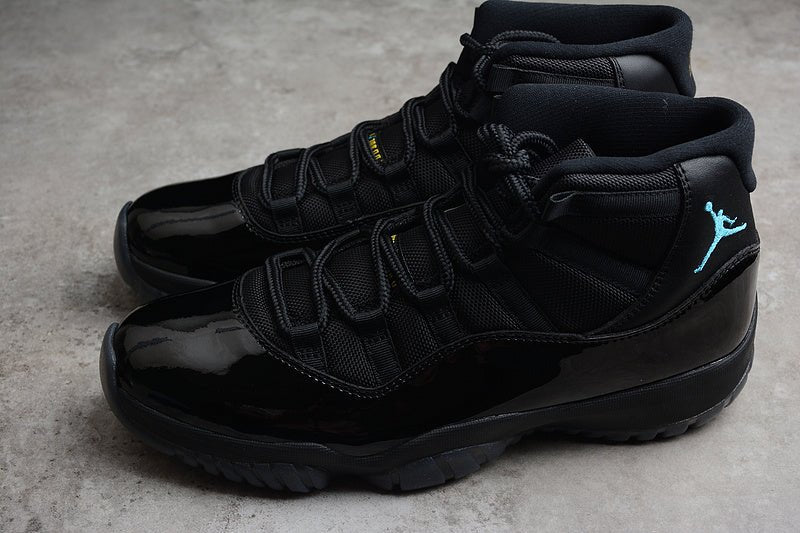 AIR JORDAN 11 RETRO BLACK/GAMMA BLUE-VARSITY MAIZE