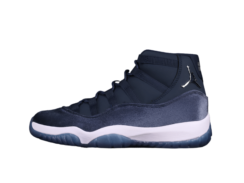 AIR JORDAN 11 RETRO NAVY VELVET MIDNIGHT NAVY/METALLIC SILVER/WHITE