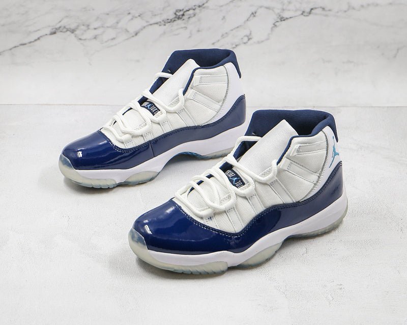 AIR JORDAN 11 RETRO WIN LIKE 82 WHITE/MIDNIGHT NAVY-UNIVERSITY BLU