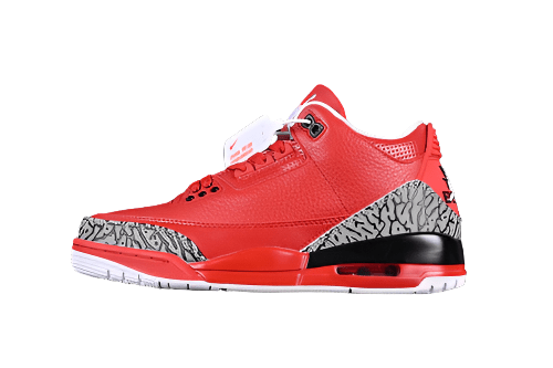 AIR JORDAN 3 BLACK/RED/GREY