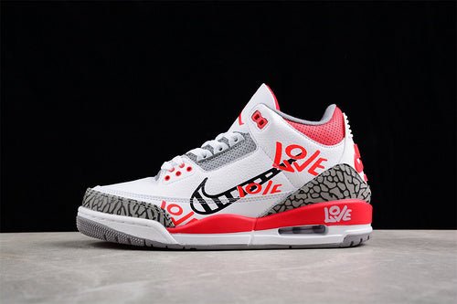 AIR JORDAN 3 RETRO FIRE RED WHITE/BLACK/GREY/RED