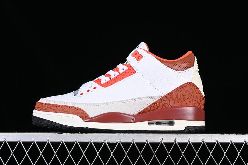 AIR JORDAN 3 RETRO GS MARS STONE WHITE/BLACK/MARS STONE/TEAM ORANGE