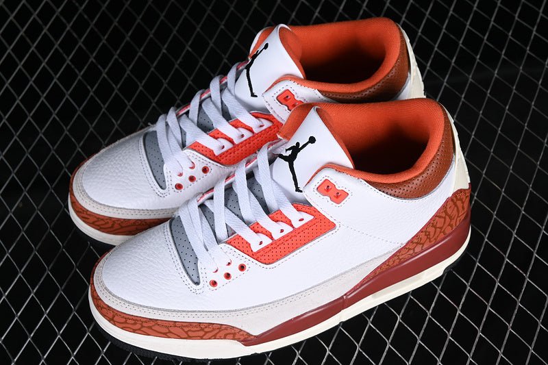 AIR JORDAN 3 RETRO GS MARS STONE WHITE/BLACK/MARS STONE/TEAM ORANGE