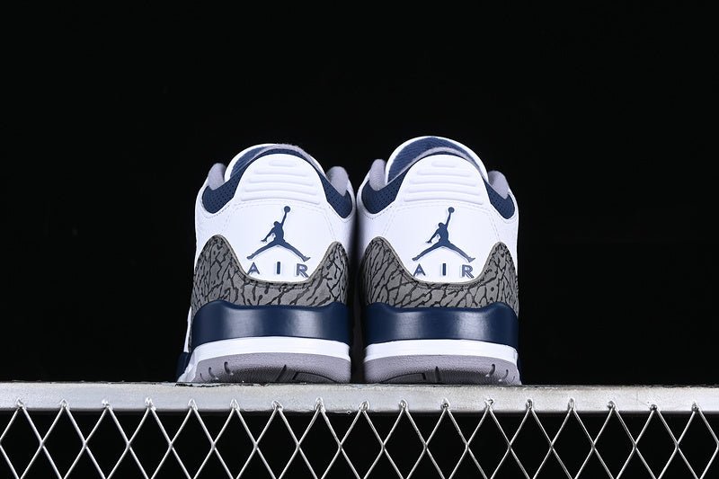 AIR JORDAN 3 RETRO MIDNIGHT NAVY WHITE/BLACK/GREY/BLUE