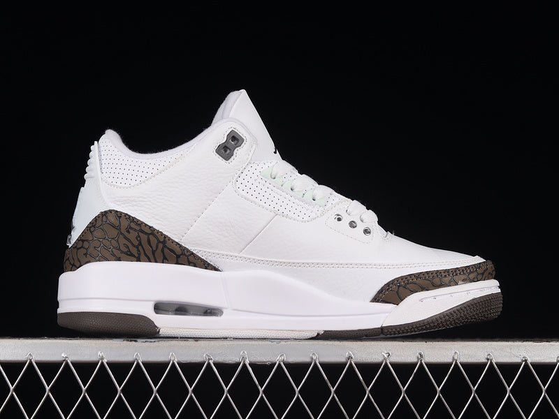 AIR JORDAN 3 RETRO MOCHA WHITE/CHROME-DARK MOCHA