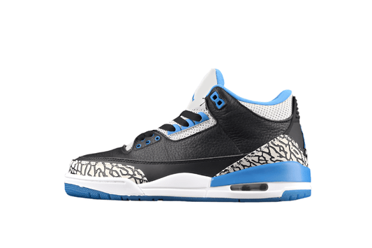 AIR JORDAN 3 RETRO SPORT BLUE-WOLF GREY/BLACK