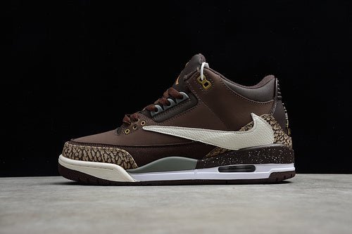 AIR JORDAN 3 RETRO TINKER NRG DARK BROWN/GOLD-BEIGE