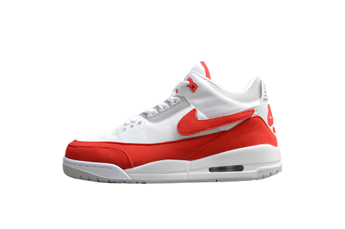 AIR JORDAN 3 RETRO TINKER WHITE/UNIVERSITY RED