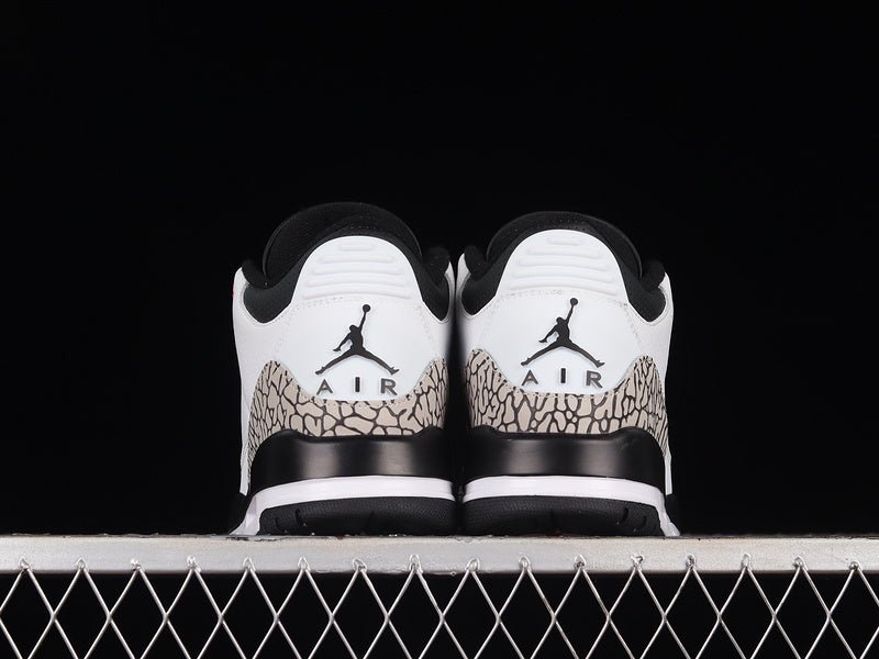 AIR JORDAN 3 RETRO WHITE/BLACK-CMNT GRY-INFRRD 23