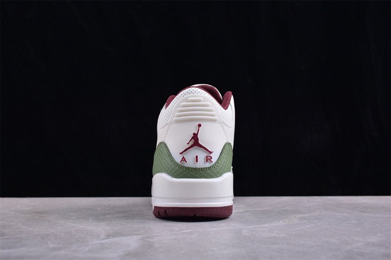 AIR JORDAN 3 RETRO YEAR OF THE DRAGON WHITE/GREEN/RED