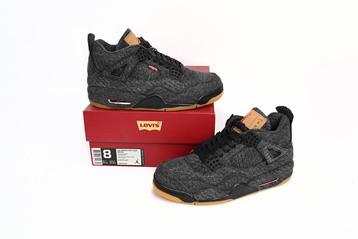 Air Jordan 4 Levi's Black