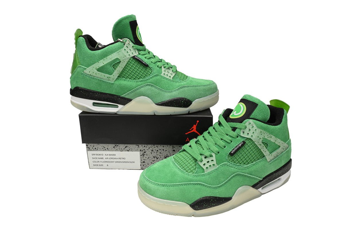 Air Jordan 4 Retro Emerald Green Black