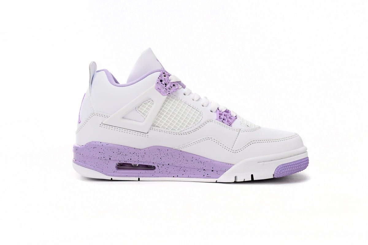 Air Jordan 4 White Purple