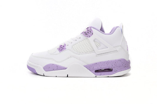 Air Jordan 4 White Purple