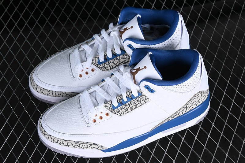 AIR JORDAN RETRO 3 WHITE/GREY/BLACK/BLUE