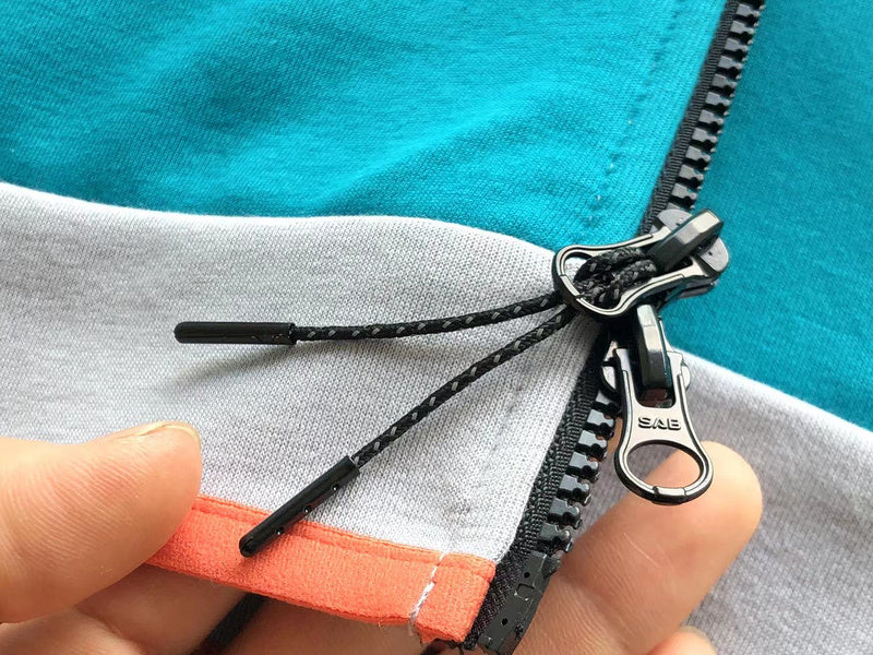 NIKE TECH FLEECE HOODIE x WOLF GREY/AQUAMARINE/ORANGE