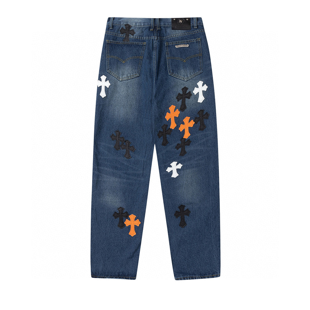 CHROME HEARTS CROW HEARTS JEANS DENIM