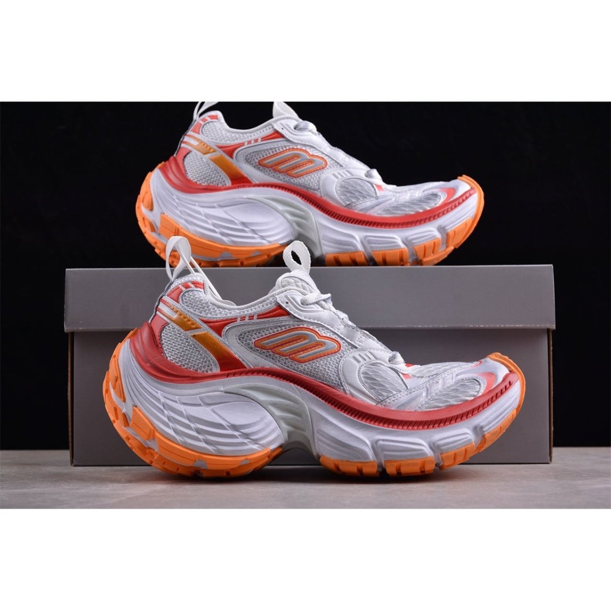 BALENCIAGA 10XL x WHITE RED ORANGE