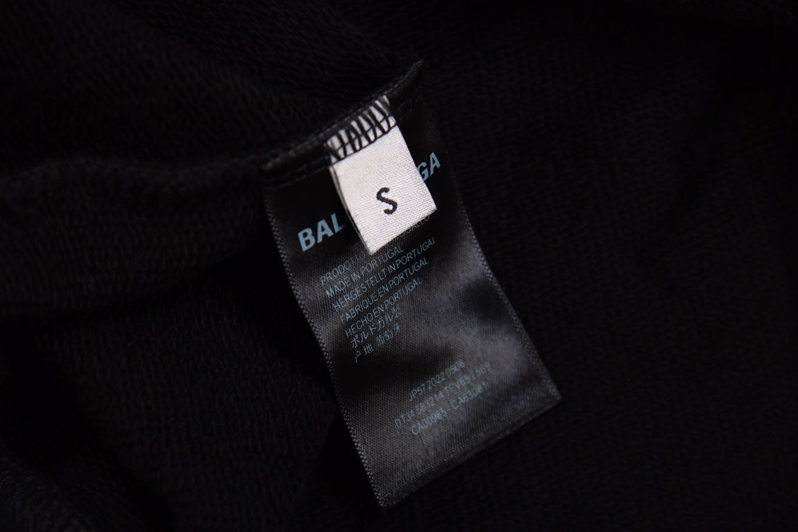 Balenciaga Black Crest Hoodie