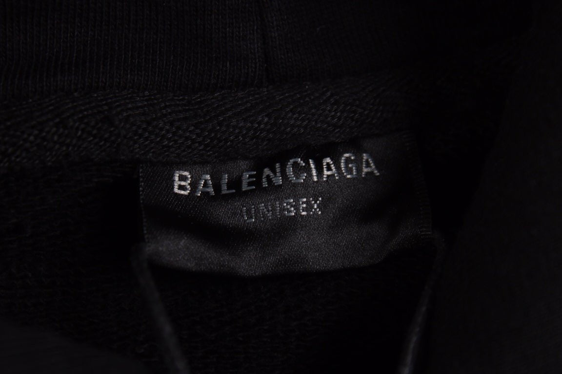 Balenciaga Black Crest Hoodie