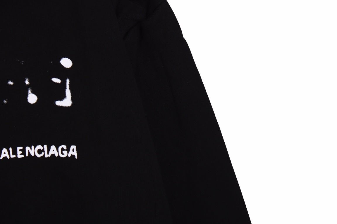 Balenciaga Black Logo Hoodie