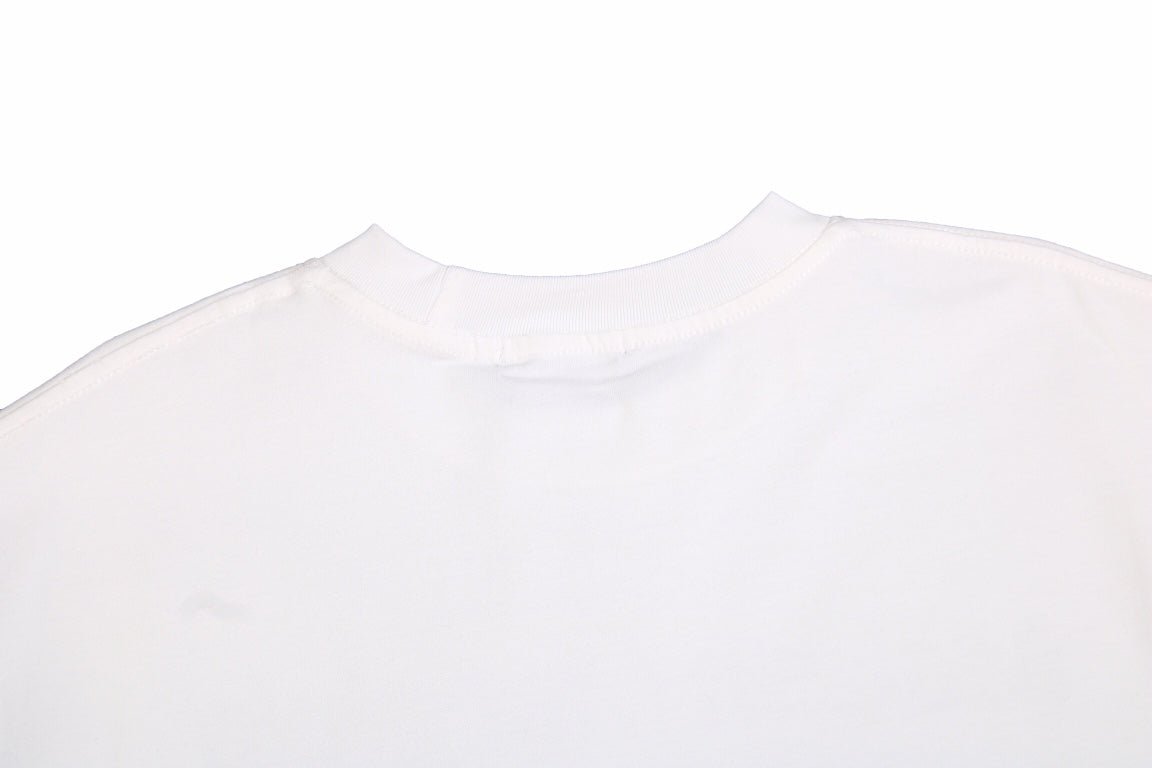 BALENCIAGA DESIGNER NAMES T-SHIRT WHITE