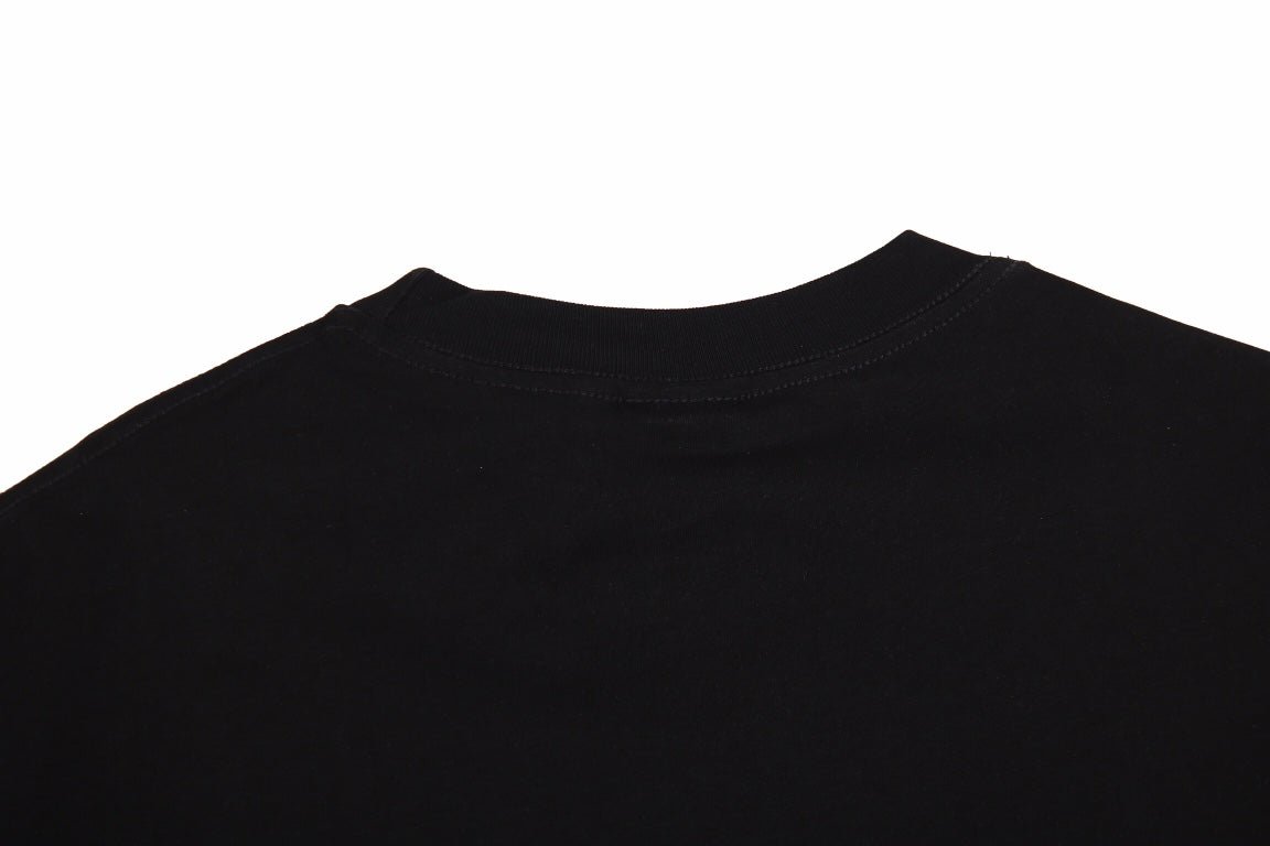 BALENCIAGA GRAFFITI LOGO T-SHIRT BLACK