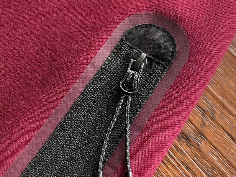 NIKE TECH FLEECE HOODIE x BURGUNDY