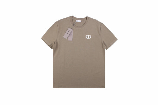 Dior Double D Logo T-Shirt (Khaki)