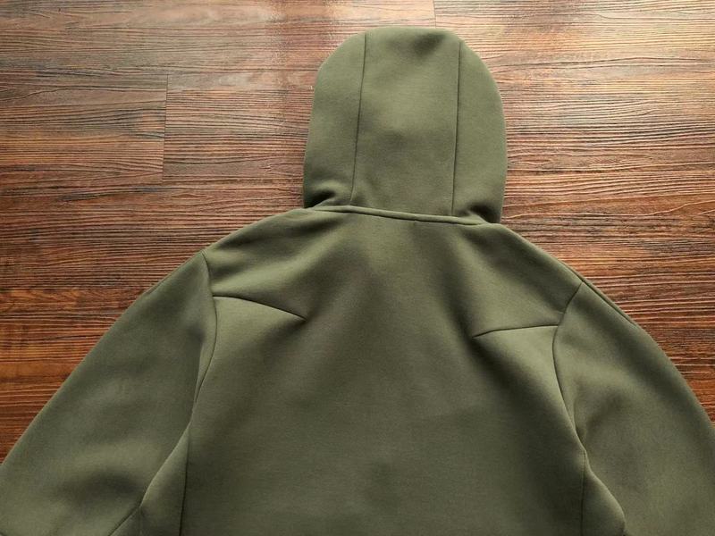 NIKE TECH FLEECE HOODIE x ARMY GREEN