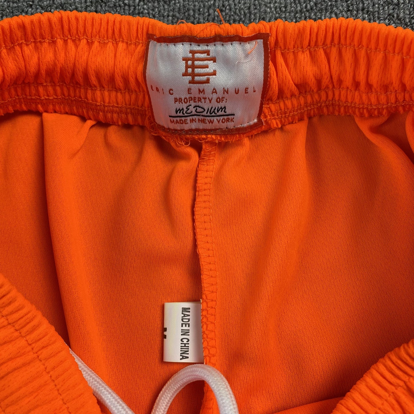 ERIC EMANUEL EE BASIC SHORTS ORANGE/BLUE