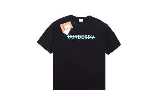 Burberry T-Shirt with Strikethrough Logo