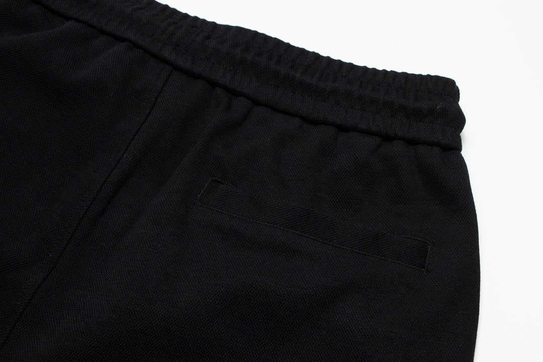 CHROME HEARTS PAINT DRIP SHORTS BLACK