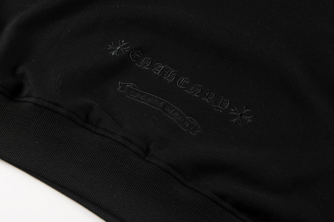 CHROME HEARTS CROSS PATCH SWEATSHIRT BLACK