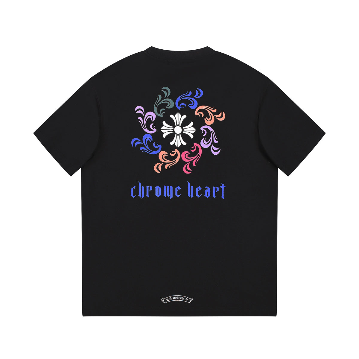 CHROME HEARTS LOGO COLLAR T-SHIRT BLACK