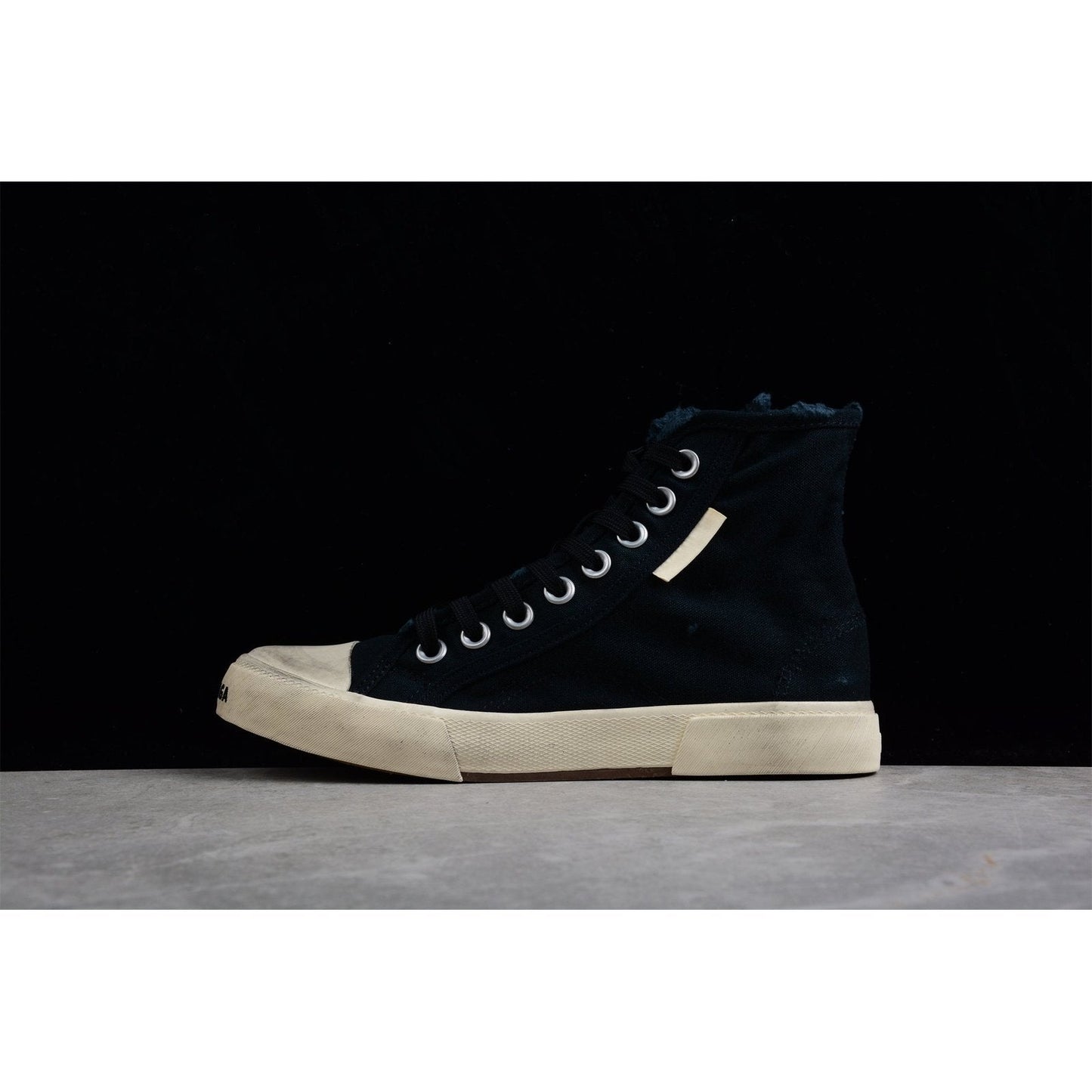 BALENCIAGA PARIS HIGH VULC DESTR x BLACK